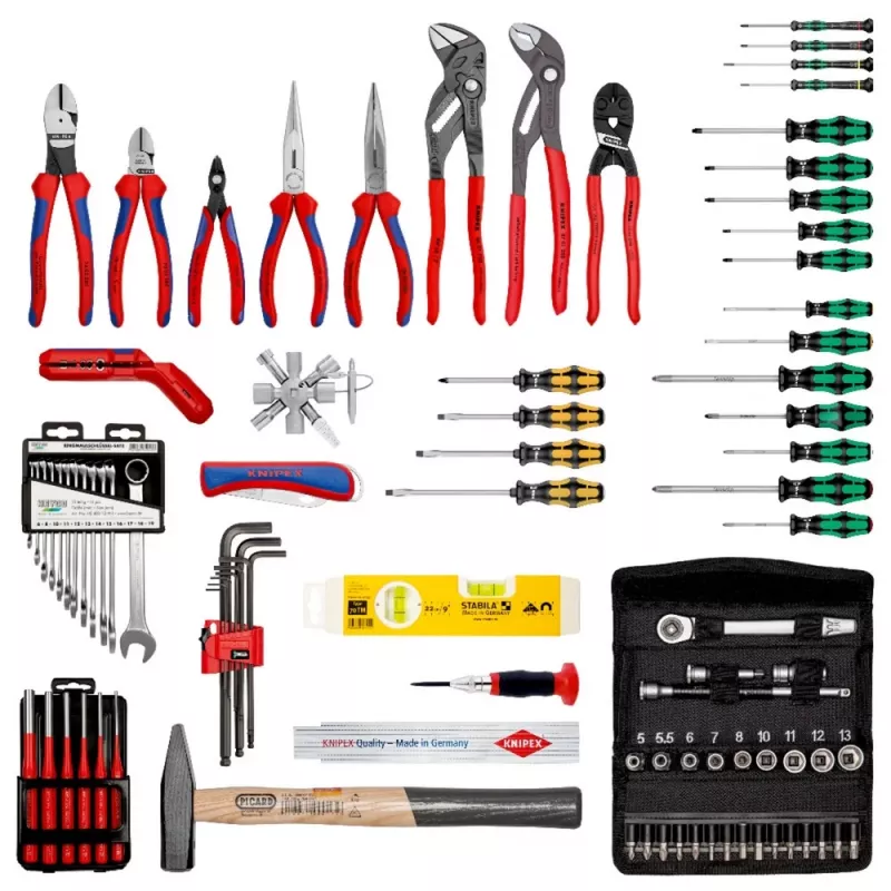 Instrumentu kaste Knipex Robust45 Move, melna
