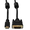 Akyga AK-AV-11 video kabeļa adapteris 1.8 m HDMI Type A (Standarta) DVI-D Melns