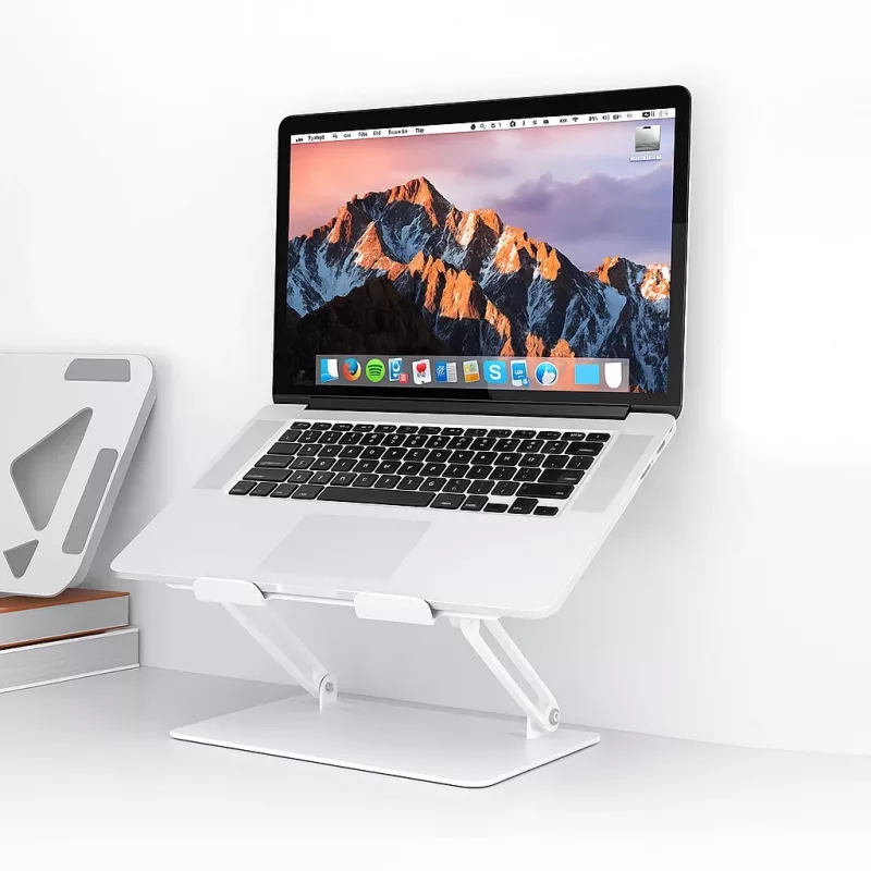 MEDIA-TECH Laptop Statīvs – Laptop Statīvs MT2661W (balts)