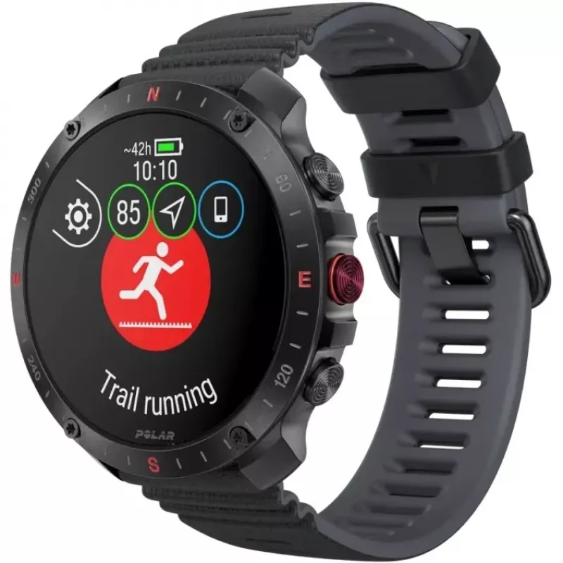 Polar Grit X2 Pro 3,53 cm (1,39) AMOLED Digital 454 x 454 Pixel Skārienekrāns Melns GPS (900110286)