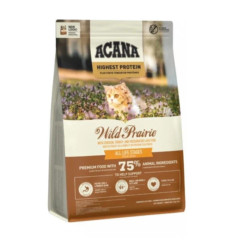 ACANA Wild Prairie Cat - sausā kaķu barība - 1,8kg