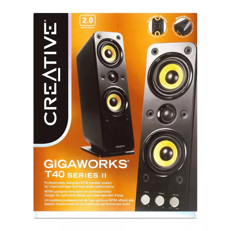 CREATIVE GigaWorks T40 Series II 2.0 augstas klases skaļruņi