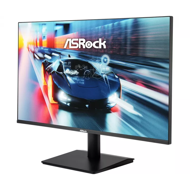 Monitor ASROCK CL25FFB 24,5 collas (62,2 cm) Full HD 1920x1080 IPS LED, 300 cd/m², 178° skata leņķi, VESA, Melns