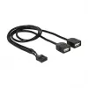 Iekšējais un ārējais USB adapteris - USB (W) - to