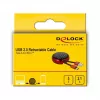 Ievelkamais kabelis DeLOCK USB 2.0 Type-A uz USB-C™ 85819