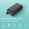 Digitus Gigabit Ethernet PoE+ ievadītājs 802.3at 30 W melns