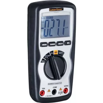 LASERLINER rokas digitālais multimetrs MultiMeter-Compact Auto CAT IV 600 V Displejs (rādījumi): 4000 (083.034A)