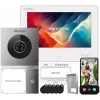 Video domofona komplekts Hikvision DS-KIS705EY ar 7 collu 2 vadu krāsu displeju