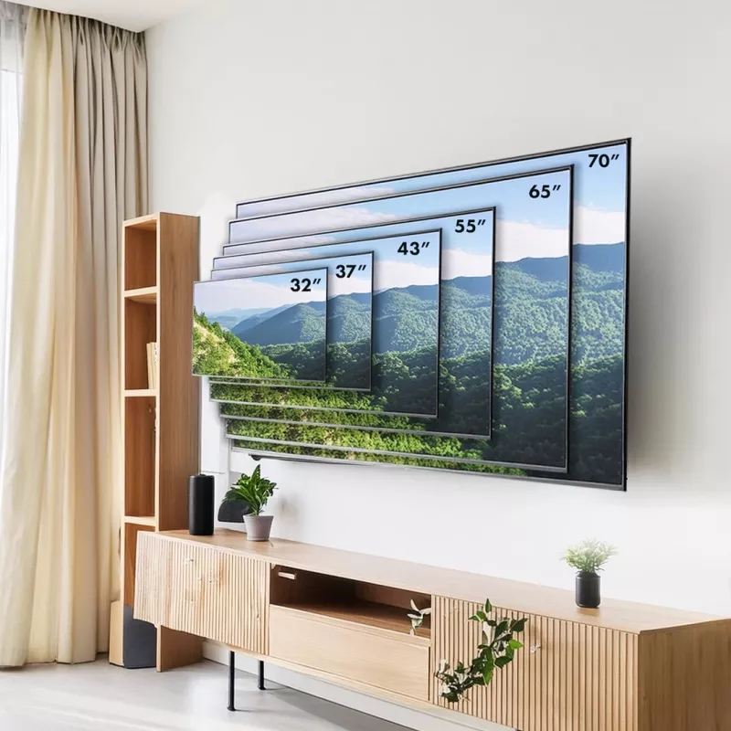 Maclean TV MC-412 Sienas stiprinājums 32-70 VESA 400x400 45kg Slīpējams Universāls ar līmeņrādi Montāžas piederumi