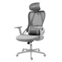 Spēļu krēsls huzaro Combat 2.7 — ergonomisks auduma spēļu krēsls, pelēks, sieta atzveltne, regulējams augstums, noliekšanas mehānisms, 120 kg maks.