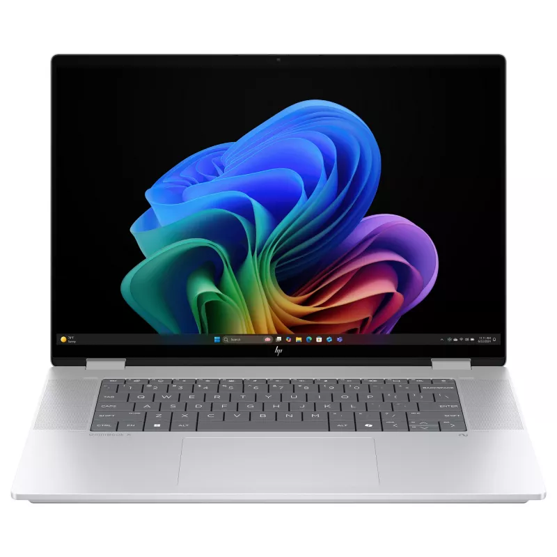 HP OmniBook X Flip Next Gen AI klēpjdators 16-as0054ng - Flip dizains - Intel Core Ultra 5 226V / 2.1 GHz - Win 11 Home - Arc Graphics 130V - 16 GB RAM - 512 GB SSD NVMe - 40,6 cm (16 inch)
