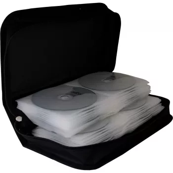 Wallet case MediaRange BOX55 for 96 discs Melns