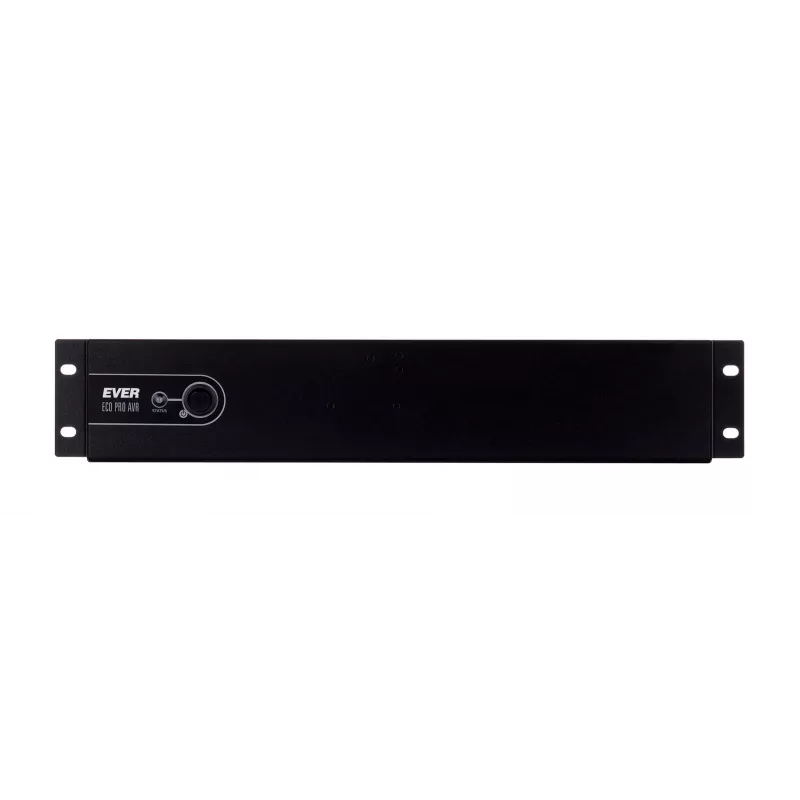 Rackmount Line-Interactive UPS EVER ECO Pro 1200 AVR CDS, 1,2 kVA (650 W izeja), 2U, 3× C13, USB-B, AVR, VRLA 12 V 5 Ah ×2