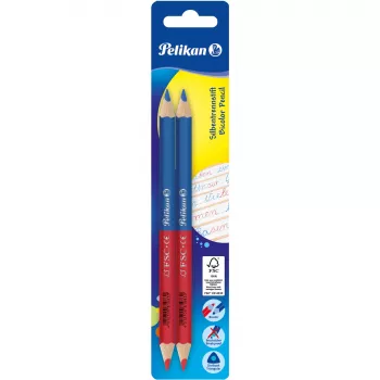 Krāsu zīmuļi Pelikan 811118 zils sarkans 2 gab.