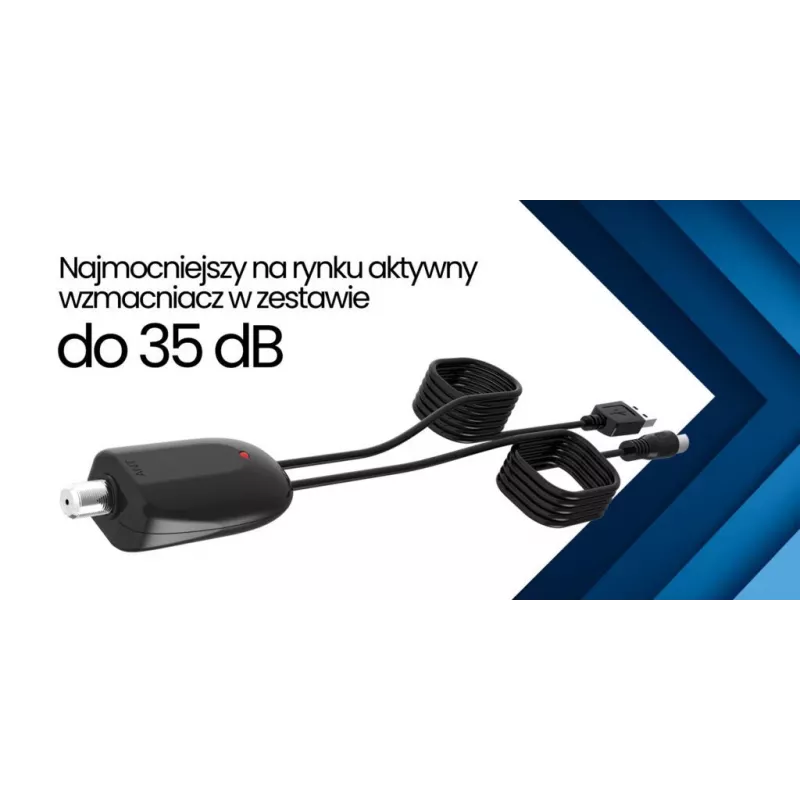Automašīnas DVB-T antena Shark SHA301CAR ar aktīvo pastiprinātāju transportlīdzekļa TV uztveršanai