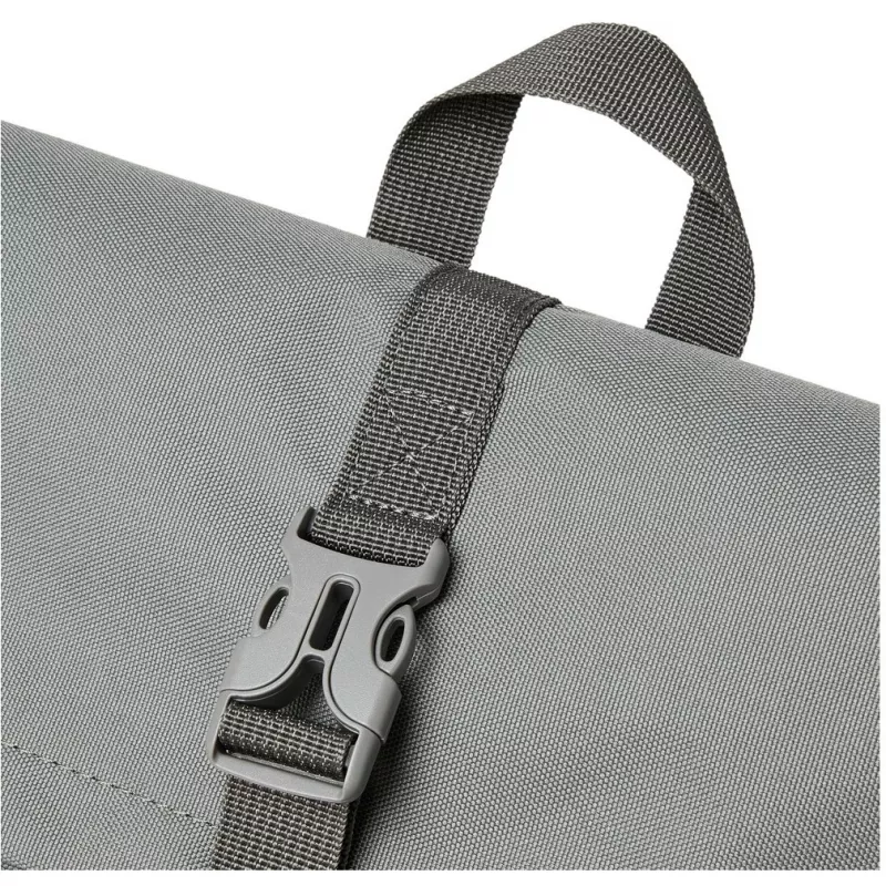 Pilsētas mugursoma Rivacase Gremio pelēka poliesters rPET 280x135x430mm