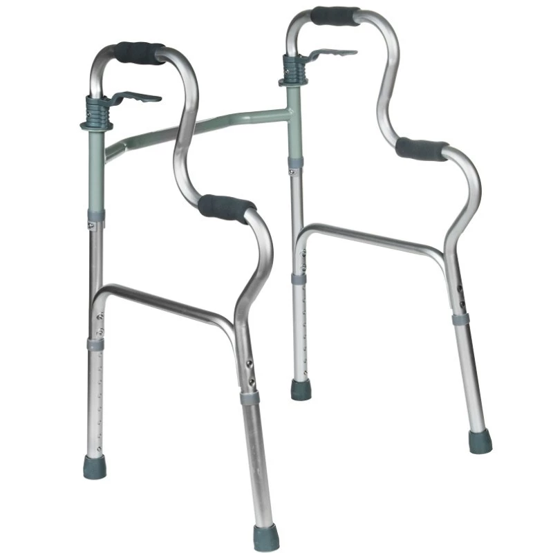 Rehabilitācijas staigulis REHA FUND RF-133 3in1, alumīnija/tērauda rāmis, regulējams augstums 81–99 cm, 2 riteņi, sēdeklis, maks. slodze 100 kg