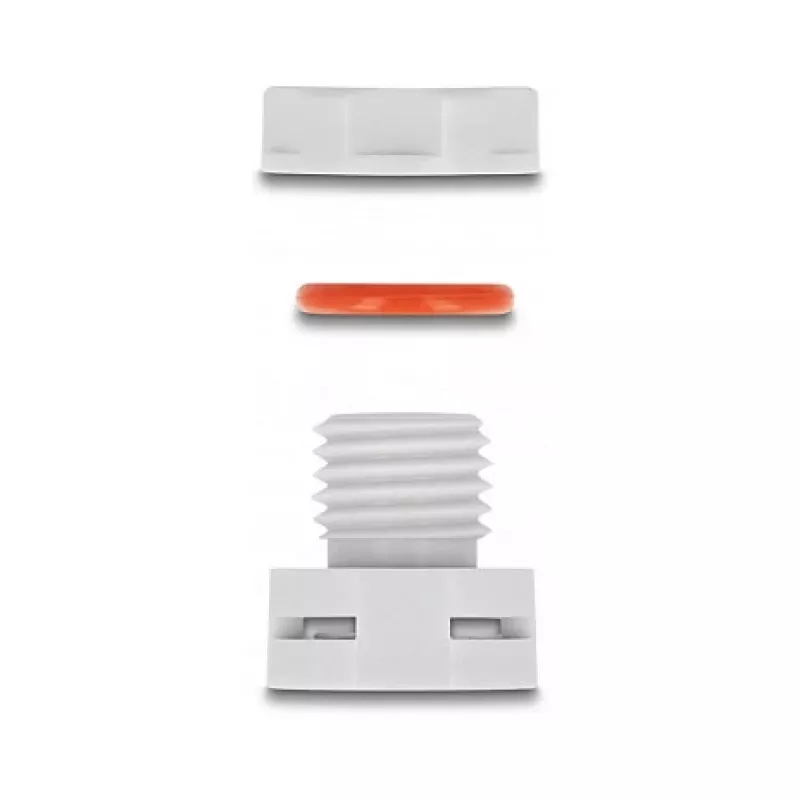 DeLOCK Ventilācijas aizbāznis M6 pelēks 2 gab. Poliamīds