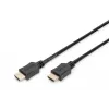 Assmann HDMI ātrgaitas savienojuma kabelis. A tipa vīriešu/vīriešu savienotāji. 10,0 m. ar Ethernet. bijušais HDMI 1.4. UL. melns. zelta (AK-330107-100-S)