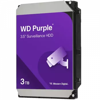 Iekšējais cietais disks Western Digital violeta WD34PURZ 3 TB 3,5 collas 5400 RPM 128 MB Serial ATA III