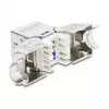 DELOCK Keystone modulis RJ45 ligzda uz LSA Cat.6A bez instrumentiem 45° leņķī ekranēts ar metāla fiksatoru