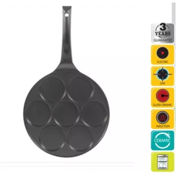 Pankūku panna LAMART LT1293, alumīnija, nepiedegoša, 27 cm diametrā