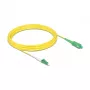 DeLOCK InfiniBand/optiskās šķiedras kabelis 10 m LC SC Dzeltens 83876