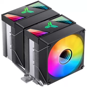 CPU dzesētājs Jonsbo CR-1400 DV2 ar 120 mm ventilatoru, melns