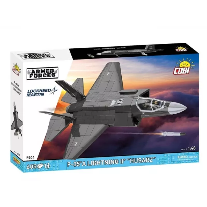 Konstruktors Cobi F-35A Lightning II — 605 gab., mēroga modelis
