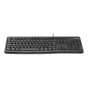 K120 vadu tastatūra, vadu, USB, QWERTZ, melna