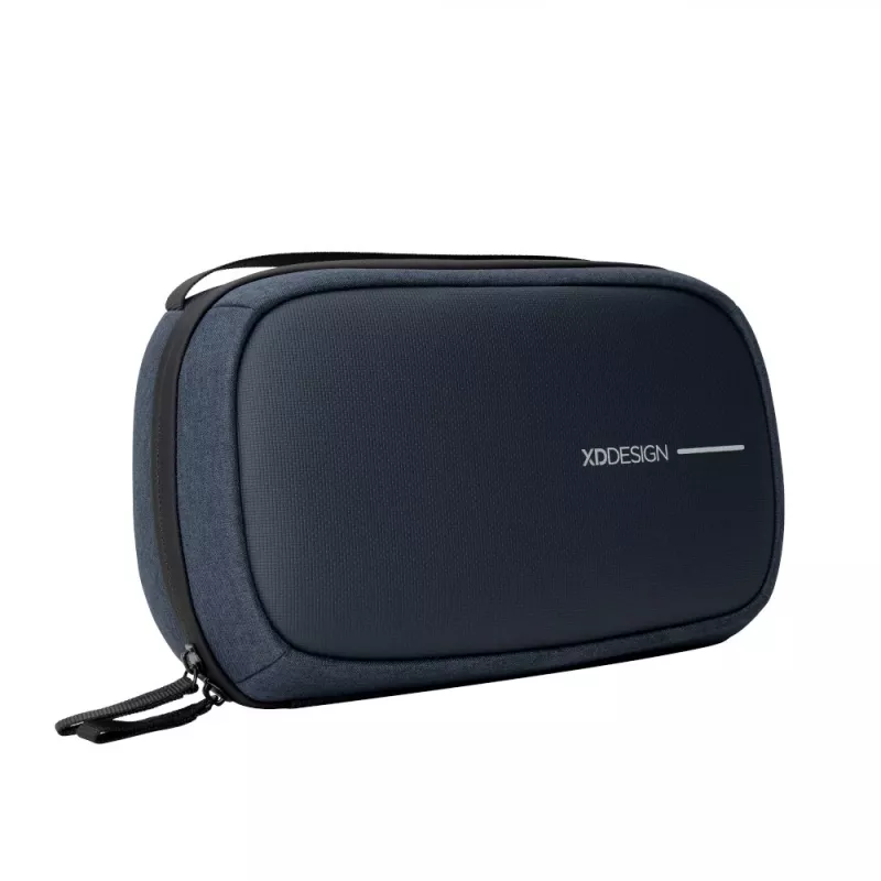 Tualetes piederumu maciņš XDDESIGN First-Class All-in-One Travel Organiser P706.3425, tumši sarkans, rāvējslēdzējs, 380 g, 17×27,5 cm ārējā kaste