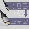 USB-C uz HDMI kabelis QOLTEC 50438 — 2 m, 4K 60Hz