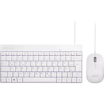Perixx PERIDUO-212 tastatūra un pele komplektā USB vācu balts (PERIDUO-212 DE W)