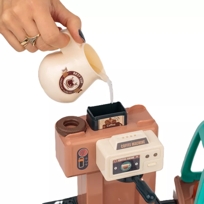 Extralink rotaļlietu komplekts Little Barista Ekspres Kawiarnia 40 EL.
