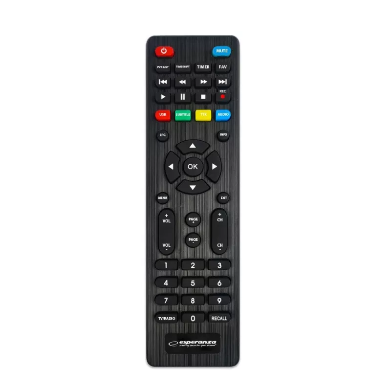 Esperanza EV108R TV pierīce kabeļtelevīzijai Melna