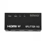 HDMI Video Splitter SAVIO CL-42 — 2x HDMI outputs, 1920x1080, 36-bit colour, metal housing, 5V/1A