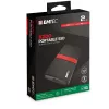 SSD Emtec 2TB Melns USB Type-C 3.2 Gen 1 X200