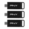 USB zibatmiņa PNY Elite 128 GB USB Type-C 3.2 Gen 1 (3.1 Gen 1) melna