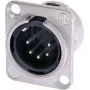 Neutrik NTR-NC5MDL1 - -30 - 80 °C - Melns - Sudrabs - UL - UL 94 HB - IEC 61076-2-103 - IP 40 - IEC 68-2-20 (NC5MDL1)
