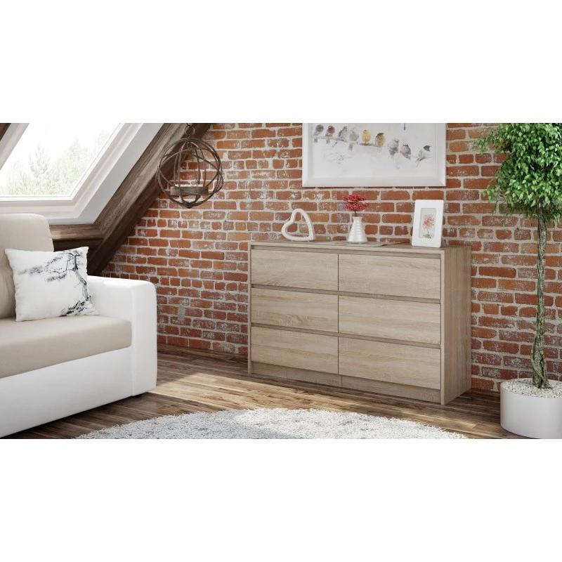 Topeshop K120 SONOMA 2X3 kumode