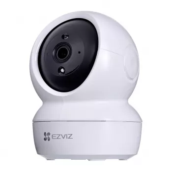 IP drošības kamera EZVIZ H6c 1920 x 1080, iekštelpu sfēriska, Wi‑Fi un Ethernet, 4 mm objektīvs, 360° skats, microSD līdz 256 GB
