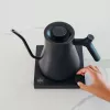 Electric kettle FELLOW 1L 1200W Matte Melns — 0,9 L tvertne, regulējama 40–100°C, nerūsējošā tērauda filtrs un korpuss