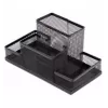 Penālis Forpus, melns, tukšs, 4. sekcija, perforēts metāls 1005-012