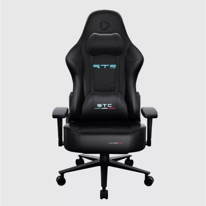 Spēļu krēsls Onex RTC Embrace Hardcore Melns — ergonomisks dizains, regulējams augstums un atgāzšanās