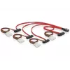 DeLOCK - iekšējais SAS kabelis (Serial Attached SCSI) - 4 joslu - 36 kontaktu 4i Mini MultiLane - iekšējā barošana, 4 kontaktu, iekšējais SAS, 29 kontaktu (SFF-8482) - 50 cm (83059)