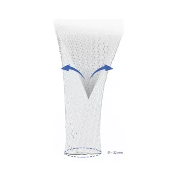 Pīta aizsarguzmava DeLOCK 20820 10 m x 32 mm balta