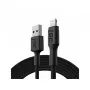 Lightning kabelis zaļa Cell KABGC18 — 2 m, Lightning uz USB-A, melns