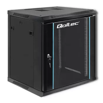 19 inch plaukta skapis QOLTEC 54467, 12U, 600x635x600 mm
