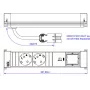 Bachmann 916.507 strāvas adapteris, melns
