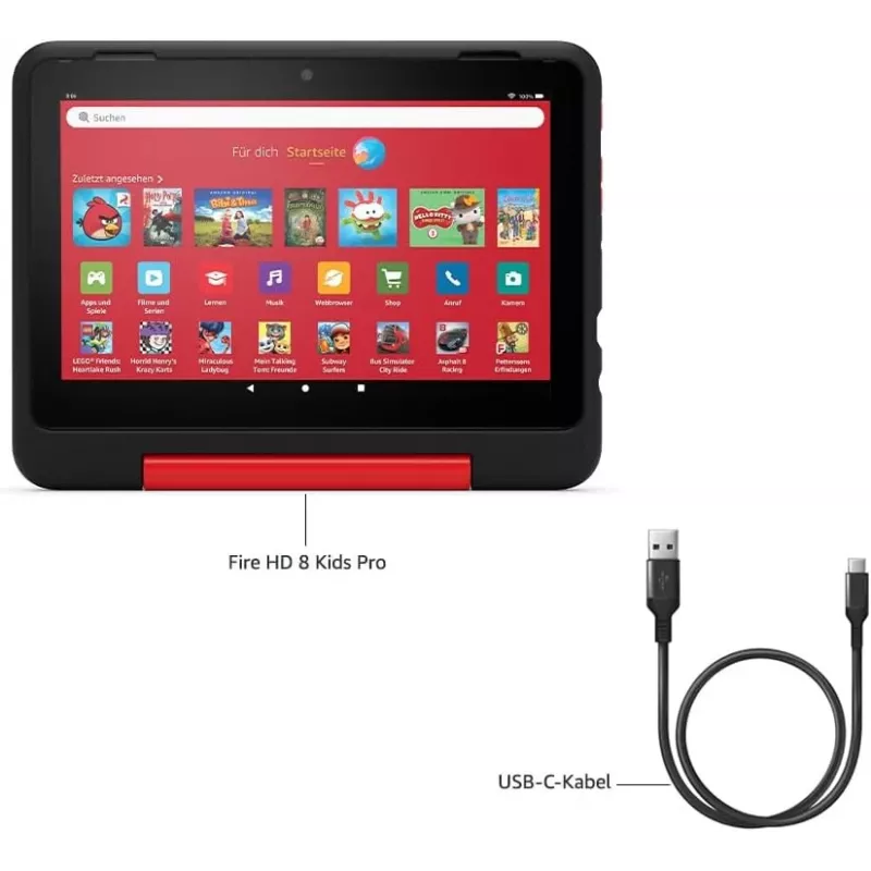 Amazon | Fire HD 8 Kids Pro (2024) | Rozā | 1280 x 800 pikseļi | 32 GB | Wi-Fi | 802.11ac | Bluetooth 5.2 versija